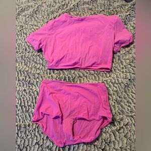 SKIMS BUBBLE GUM PINK SET